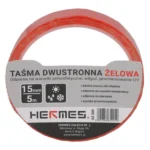 Taśma dwustronna ŻELOWA 15mm x 5m gr.1mm - obrazek 4