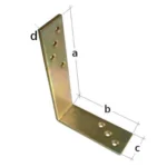 Kątownik BELKI 120x80x40x4mm