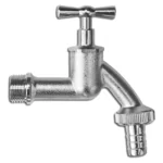 Kran 1/2" GZ 3/4" MOSIĄDZ NIKLOWANY